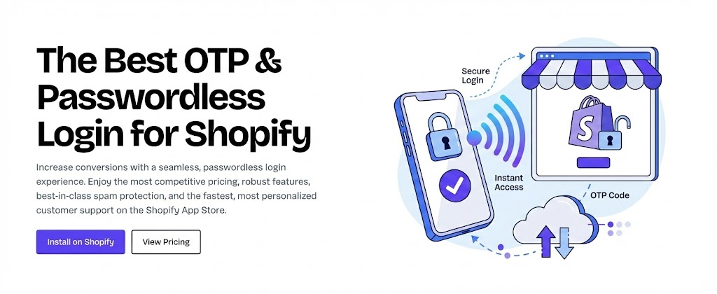 Simplify My Login - Shopify OTP Login App